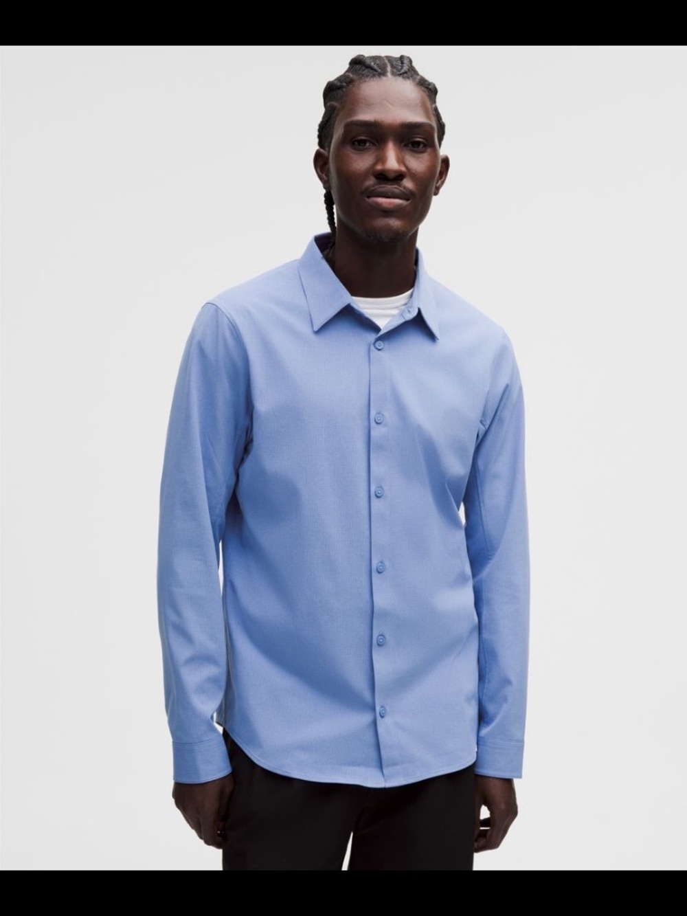 lululemon athletica Men’s Button-Up Shirt - Dusty Lavender